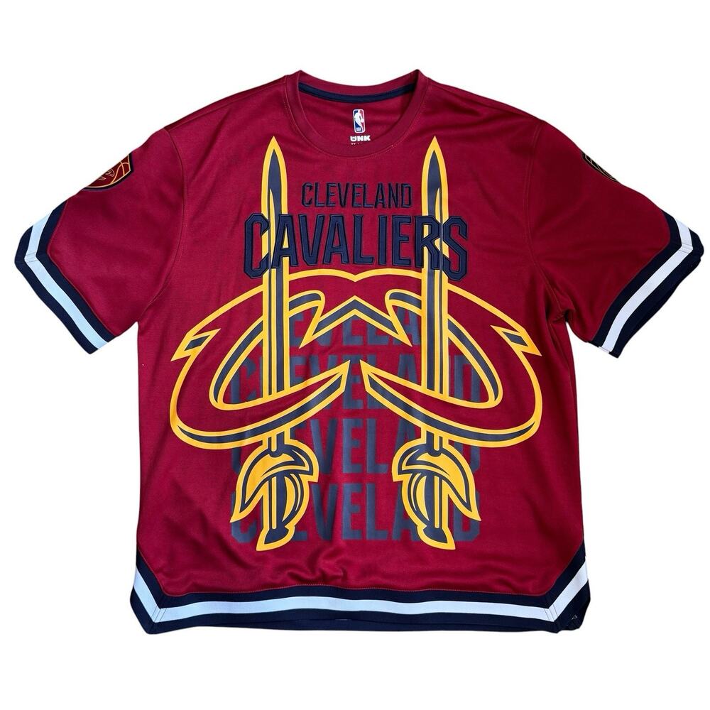 Cleveland Cavaliers Shirt Mens 2XL Red UNK Embroidered NBA Jersey Shirt Top